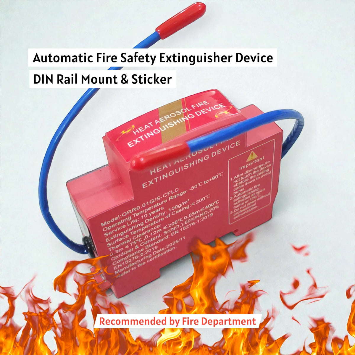 Heat Aerosol Fire Extinguishing Device | Automatic Fire Suppression System