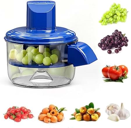 Electric Grape Peeler Machine (Rechargeable Garlic Peeler Skin Remover) Effortless Peeling for Garlic, Grape, Veggie - Time-Saving Tool for Home & Commercial Kitchens